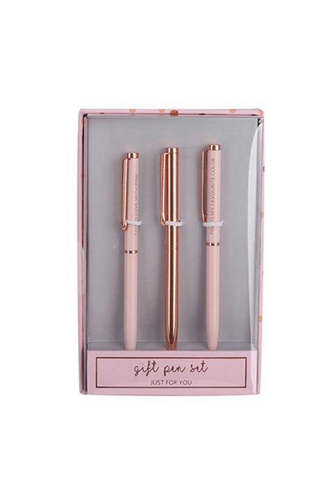 Pyrus Kalem Seti 3'lü Pembe