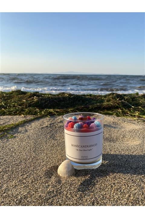 Rosecandles.co Böğürtlenli Klasik Cam Japon Kiraz Çiçeği Kokulu