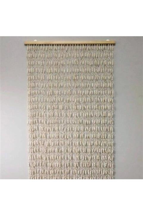 DIGERUI 36 Sıra Hasır Naturel Halat Kapı Perdesi