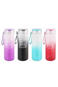 Ckc Unisex Buzlu Renkli Cam Matara 420 ml