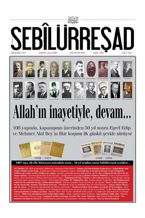 Sebilürreşad Yayınevi Si Ağustos 2016 Sayı: 1008