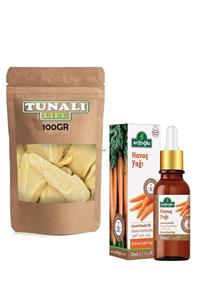 Tunalı Life Yenilebilir Kakao 100 Gr + Arifoğlu Havuç Yağı 20 Ml (bronzlaştırma Yağı)