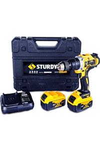 Sturdy Power Tools Sturdy 36v 5ah Lıon 13 Mm Şarjlı Darbeli Çift Akülü Matkap