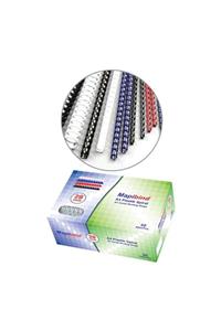 MAPİBİND Spiral Plastik 200-220 Sayfa 50 Li 22 Mm Beyaz (1 Paket 50 Adet)