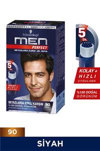 Men Perfect Saç Boyası 90 - Siyah