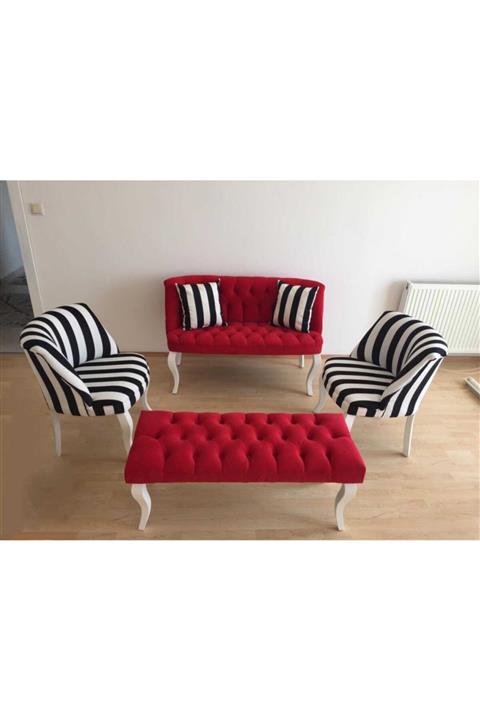 Lux Home Kolsuz Çay Seti Koltuk Takımı