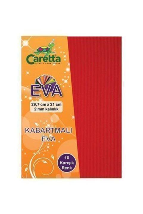 Caretta Eva A4 Çizgi Kabartmalı 10' Lu