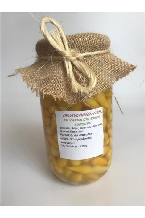 Deva Gıda Doğal Ev Yapımı Cin Biber Turşusu