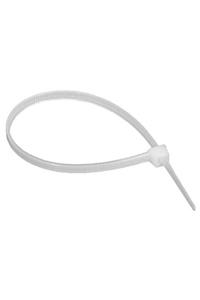 Universal Beyaz Kablo Bağı , Plastik Kelepçe , Cırt Kelepçe 4,8 X 500 Mm. (100 Adet)