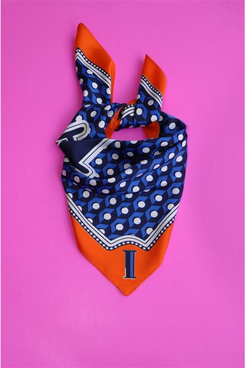 TOPTANFULARCI Saks Geometrik Desen Fular