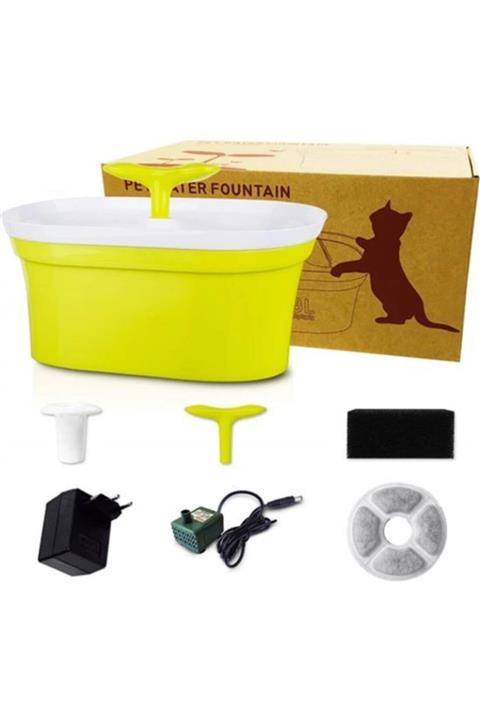 HİLALSHOP 3 In 1 Çift Çıkışlı Kedi Suluğu Rk 65