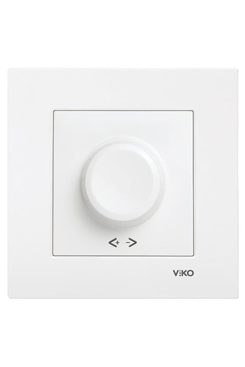 VİKO Karre Rotatif Dimmer Rl 600 W/va Çerçeve Dahil