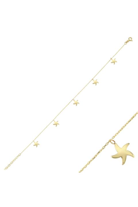 Online Takı 14 Ayar Altın Deniz Yıldızı Hal Hal