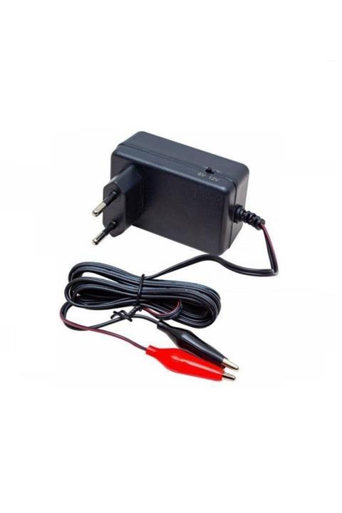 Mervesan Mt-6/12c Akü Şarj Adaptörü 100-240v Ac Giriş , 6,9v/14,2v Dc 1a Çıkış Krokodilli