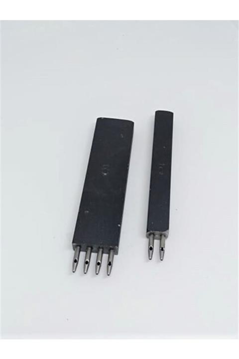 Eskişehir hobi sanat Deri El Aleti 5mm Dikiş Aralıklı 1mm Delme Uçlu Yuvarlak Zımba