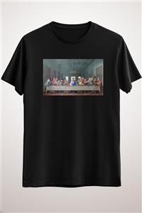 İLA Tshirt Unisex Siyah The Last Supper Office Edition Classic T-shirt