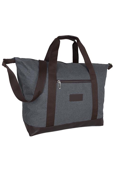Bagacar Unisex Lacivert Omuz Askılı Spor Seyahat Ve Plaj Çantası