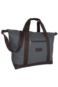 Bagacar Unisex Lacivert Omuz Askılı Spor Seyahat Ve Plaj Çantası
