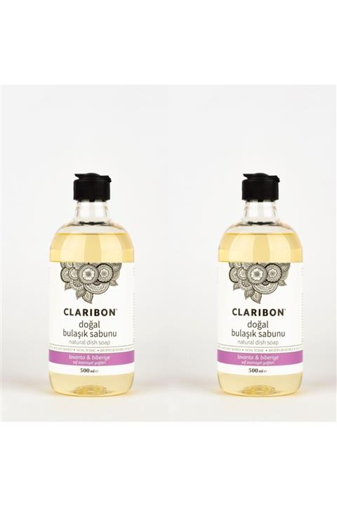 CLARIBON Doğal Bulaşık Sabunu - Lavanta & Biberiye 500mlx2 Set