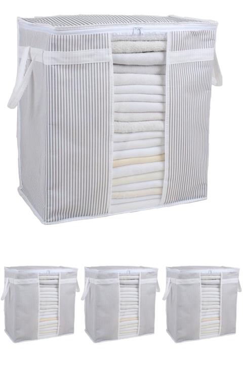 ESTİ 4 Adet Pencereli Saklama Çantası 50 x  45 x  30 cm