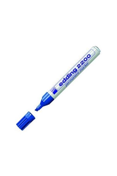 Edding Mavi Permanent Markör Kesik Uç 2200