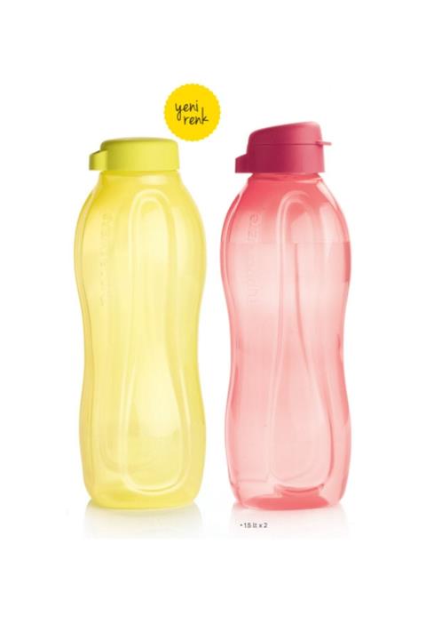 Tupperware Esbe Market Eko Şişe Suluk Matara 2'li Set 2x1,5 lt