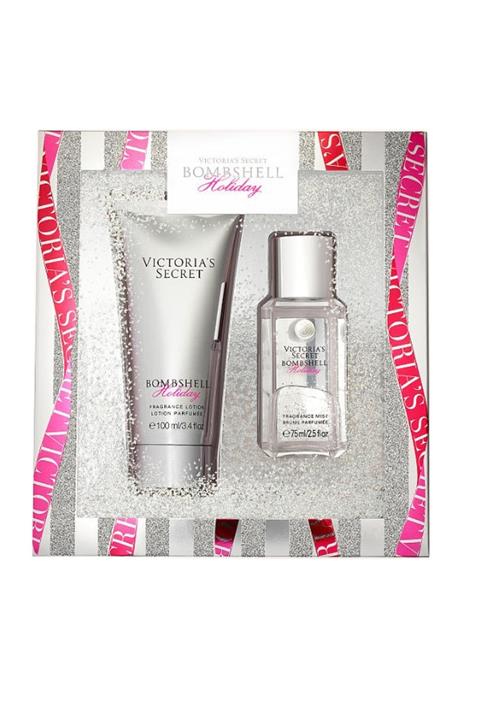 Victoria's Secret Bombshell Holiday 75 Ml Vücut Spreyi + 100 Ml Vücut Losyonu Hediye Seti