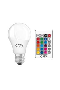 Cata Uzaktan Kumandalı Led Ampul / Çok Renkli Ampul / Kumandalı Led Ampul / Ampul / Çok Renkli Lamba 9 W