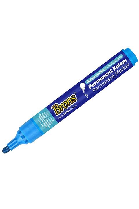 Brons Doldurulabilir Permanent Kalem Mavi (br-9621)