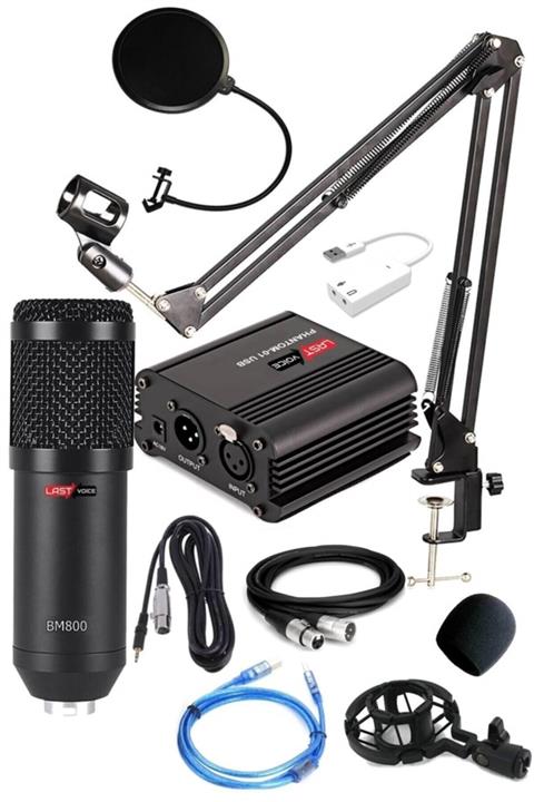 Lastvoice Bm800 Youtuber Mikrofon Phantom + Stand + Filtre Set