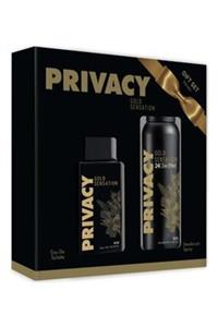 Privacy Gold Sensation Edt 100 Ml Erkek Parfüm + 150 Ml Deodorant Set 12345543345