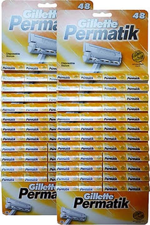 Permatik Gillette Tekli Tıraş Bıçağı 48x2 96 Adet