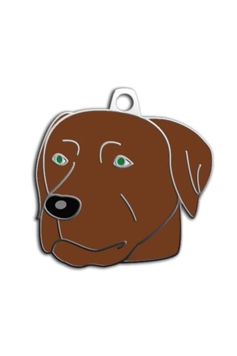 thepassioniz Chocolate Labrador Köpek Künyesi