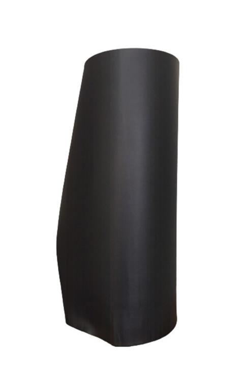 ALMITAL 48 Cm X 1 M - Siyah Suni Deri, Kumaş Desenli, Çekmece Içi Kaydırmaz Halı , Çekmece Halısı