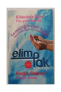 ELİMPAK Tek Kullanımlık Kağıt Sabun 5 Paket (75 Yıkama)