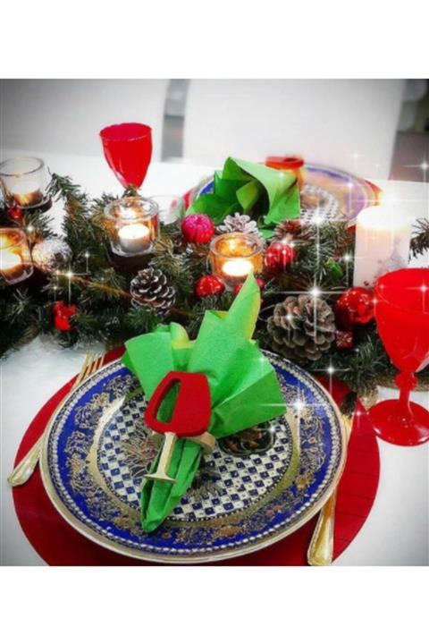 Sister Home Design Şarap Kadehi Peçete Yüzüğü