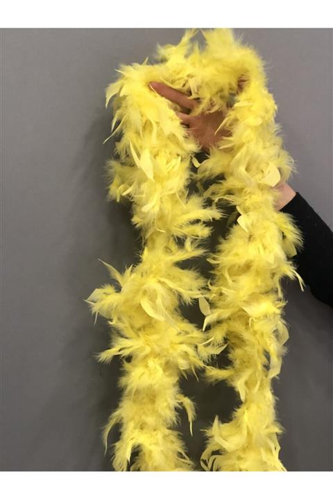 Hobigram Sarı Otriş Kaz Tüyü 2 mt