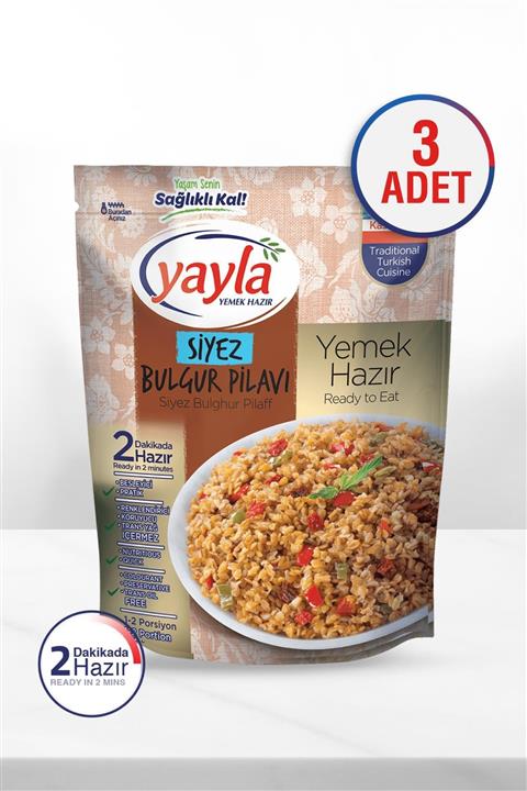 Yayla Siyez Bulgur Pilavı 250GR 3'Lü Paket