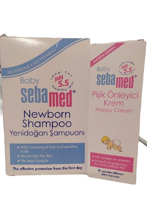 Sebamed Kids Sebamed Yenidoğan Şampuan 250 Ml & Pişik Önleyici Krem 100ml