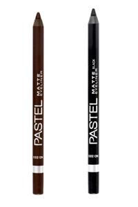 Pastel Suya Dayanıklı Mat Göz Kalemi Eyeliner 333 Ve 320