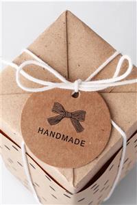 Dekorden Kraft Etiket, 100 Adet Handmade Etiket