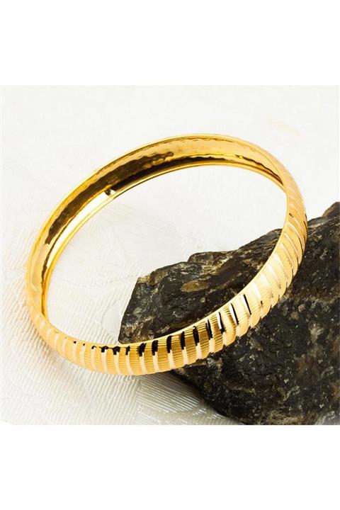 Bilezikci Şarnel Bombeli 22 Ayar Altın Bilezik