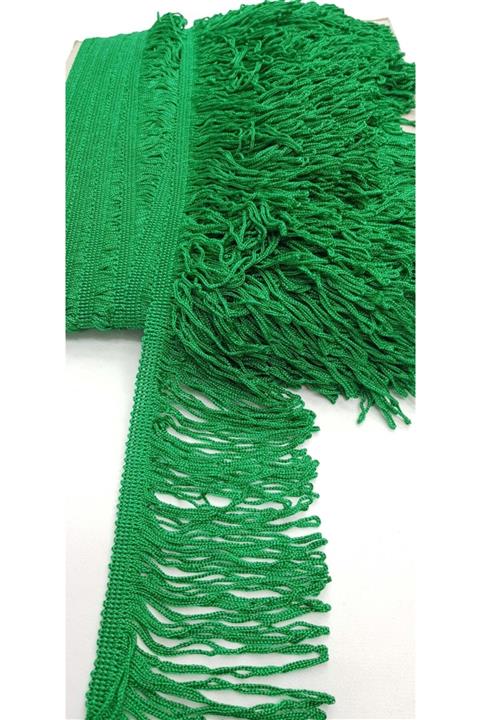 Hobigram Yeşil Saçak Şerit Püskül 10 Cm 1 Mt-sp-1040