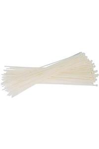 AKSUFEZ Plastik Beyaz Cırt Kelepçe 4.8 X 250 Mm 100 Lü Tnr-0448