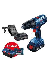 Bosch Gsb 180-li 2x1,5ah Akülü Delme Vidalama Makinesi + 41 Parça Set - 06019f8302