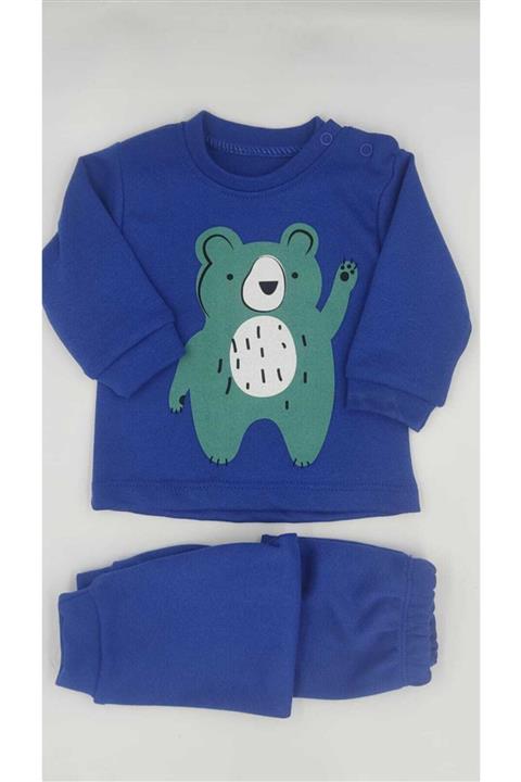 BABYSUCOLLECTİON Ayıcık Desenli Erkek 2'li Takım