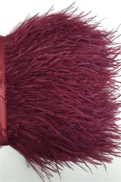 Hobigram Bordo Deve Kuşu Tüyü