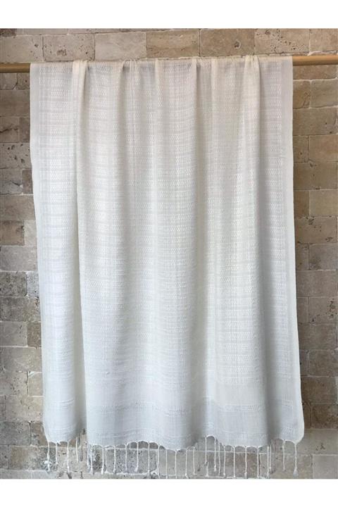 Buldanevi Beyaz Aqua Bambu Peştamal Beyaz1aqua