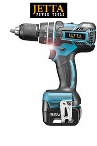 Jetta Power Tools Professionel Brushless Jet-3650 Li-on Şarjlı Kömürsüz Motor Matkap Vidalama Çift Akülü Tam Set