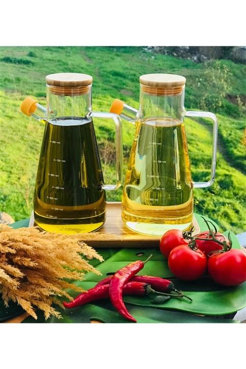 matchbang Mien 2 Li Bambu Standlı Yağlık Set 1000 ml